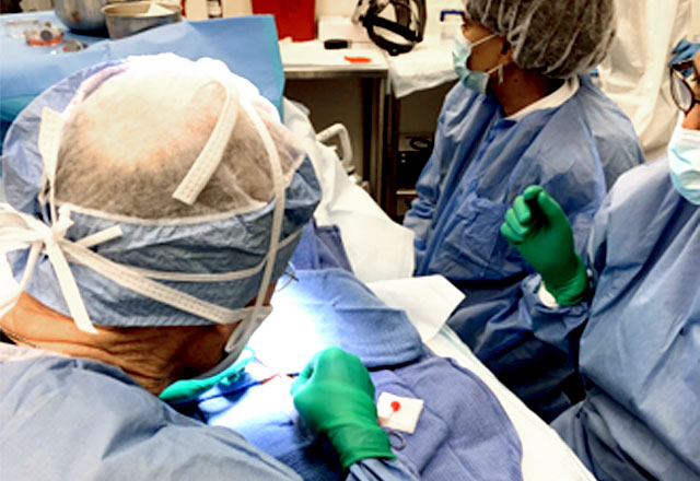 researchers test surgical techniques