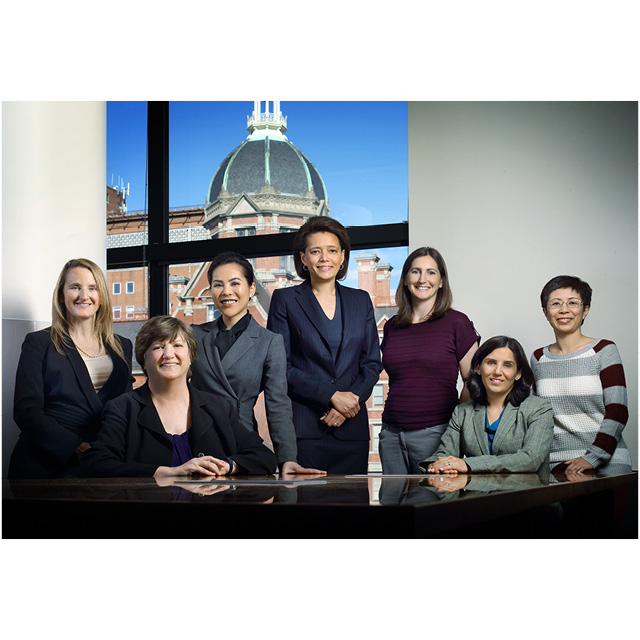 A photo shows women in the Department of Orthopaedic Surgery.