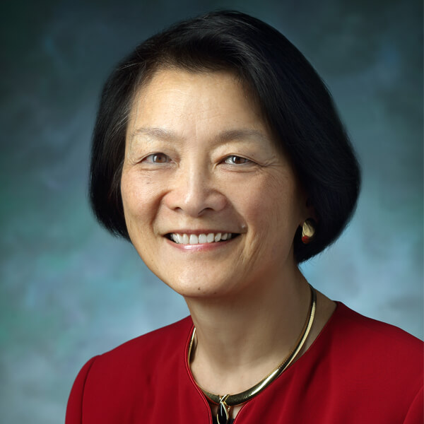 Portrait of Pamela Ouyang, M.D., director, Johns Hopkins Women’s Cardiovascular Health Center