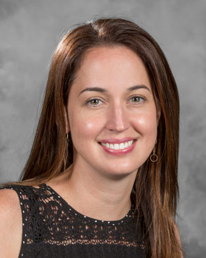 Bridget Rickman, AuD, CCC-A, an audiologist at Johns Hopkins All Children's Hospital.