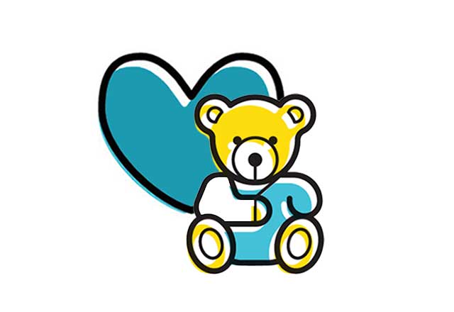 bear with heart icon