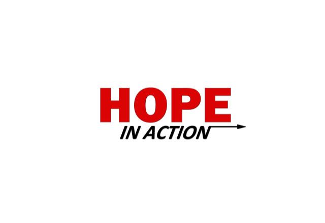 a logo that says "HOPE in Action"
