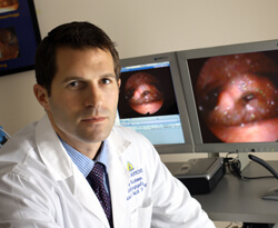 Jeremy Richmon has performed well over a hundred robot-assisted head and neck operations.