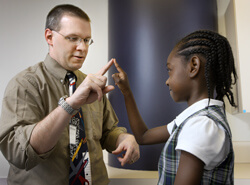 Christopher Oakley is the new director of the Johns Hopkins Pediatric Headache Clinic. 