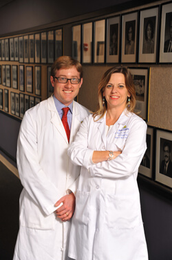 Otolaryngologist Simon Best and speech-language pathologist Kim Webster were a part of the team that made patient Tanino Gaudiano’s supracricoid laryngectomy a success.
