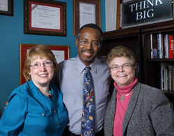 Carol James, Ben Carson and Patti Vining, whose careers have spanned decades at Johns Hopkins, are all retiring over the next several months.