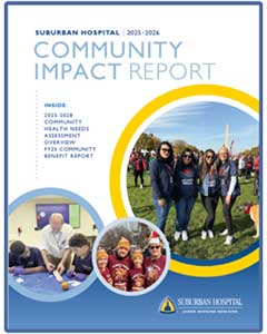 Suburban Hospital Community Benefit and Charity Total Care figures totalling fourty-six million, nine-hundred thirteen thousand, five-hundred fourty-eight dollars