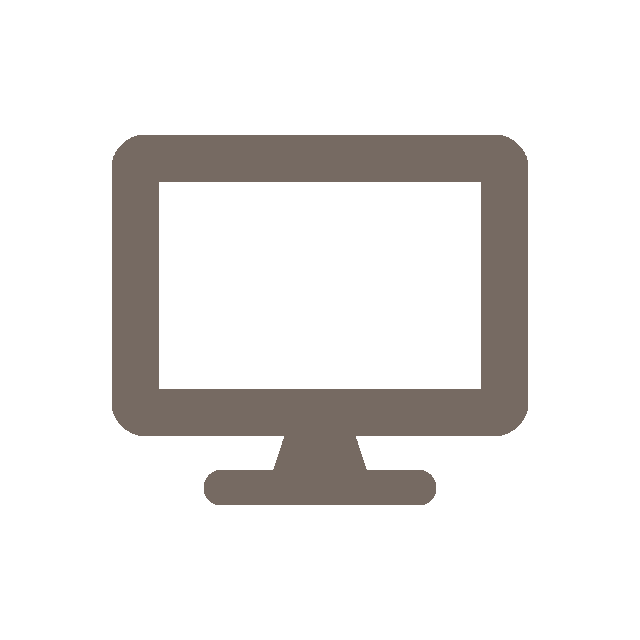 icon of desktop monitor