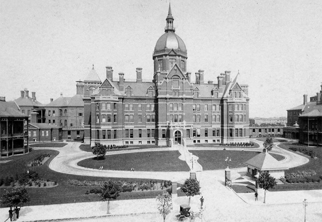 The Johns Hopkins Hospital in 1889.