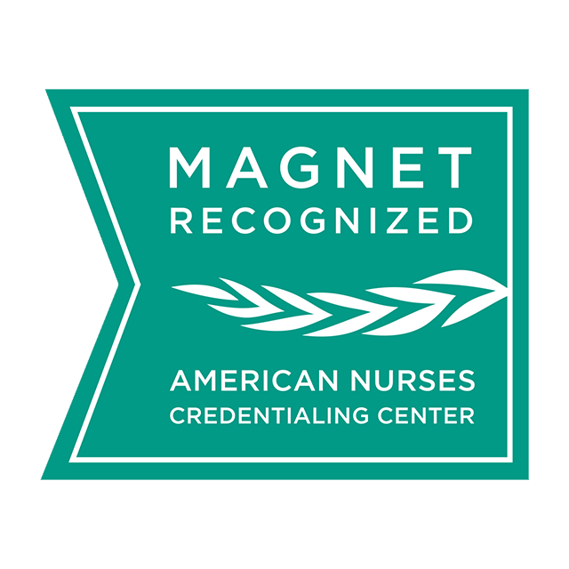 logo for Magnet Recognized from the American Nurses Credentialing Center