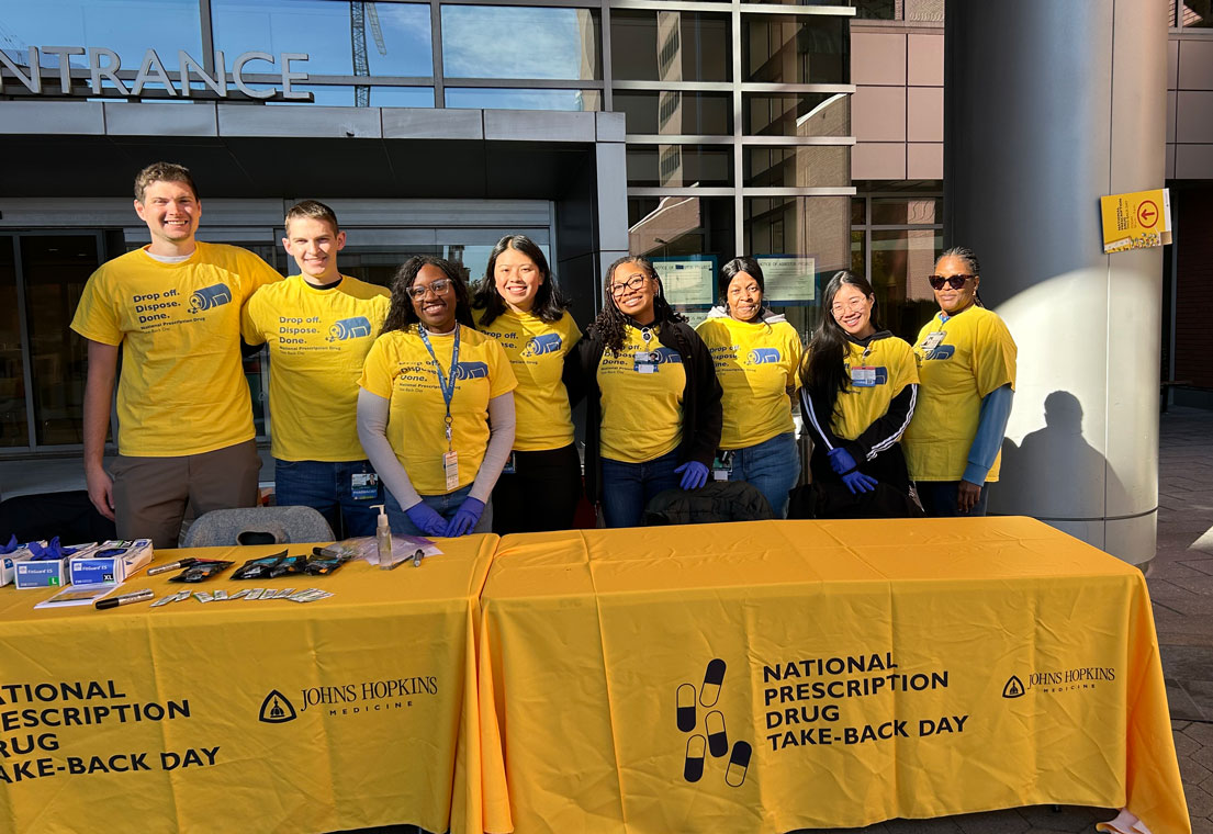 National Prescription Drug Take Back Day at the Johns Hopkins Hospital.