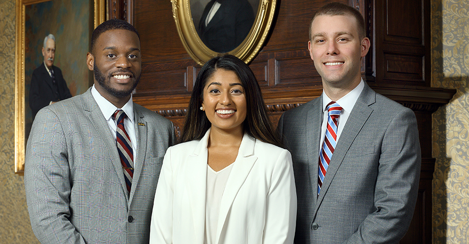 Kenneth Brown-Wilson, Aneena Patel, and Eric Hamscher.