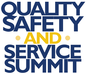 Quality, Safety, and Service Summit graphic.