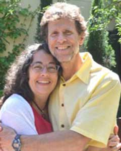 Naomi Kirtner and Dr. Goldenberg embracing
