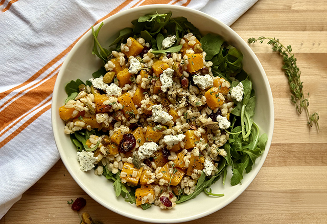 an autumn salad