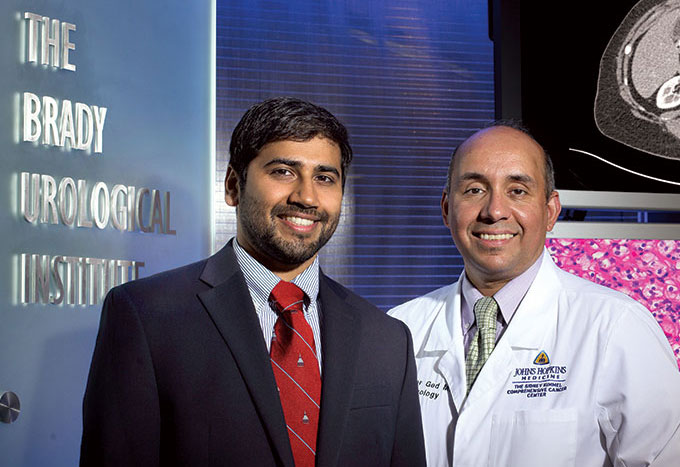 Doctors Singla and Ged standing together