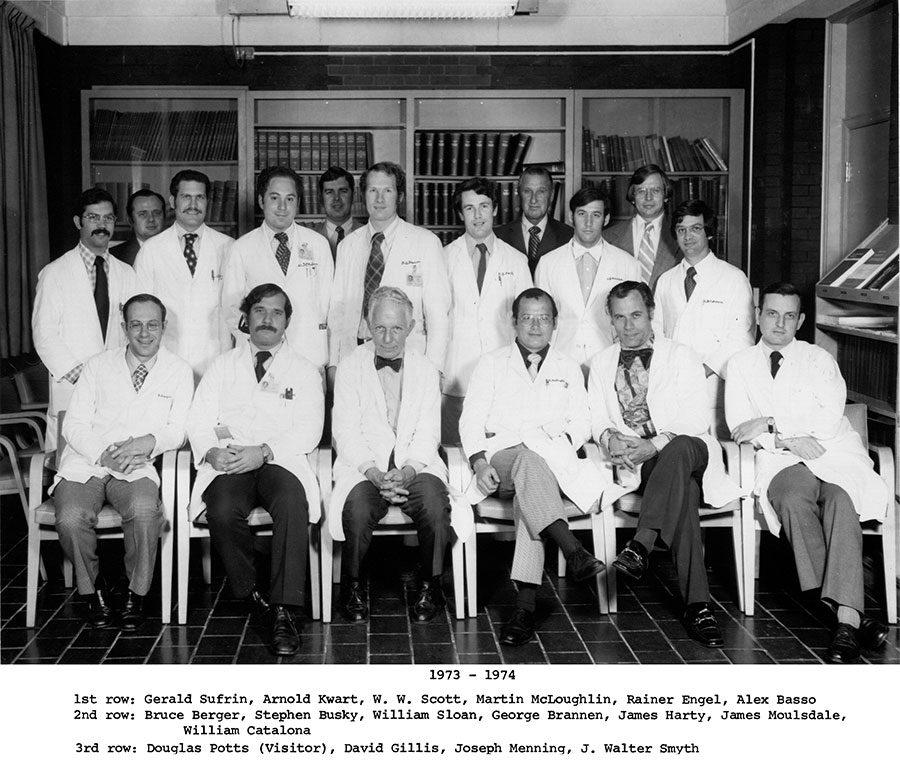 Institute doctors 1973-1974
