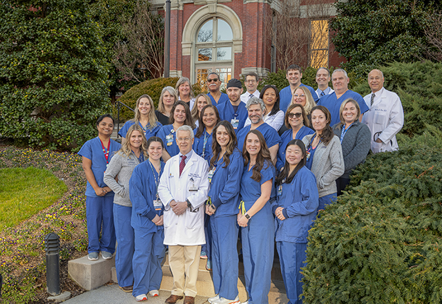 Hugh Calkins, M.D., and the Electrophysiology Clinical Care Team