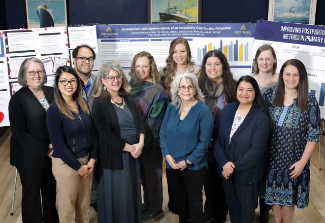 Melissa Blakeman, M.D., and the JHCP Central Nursing Team