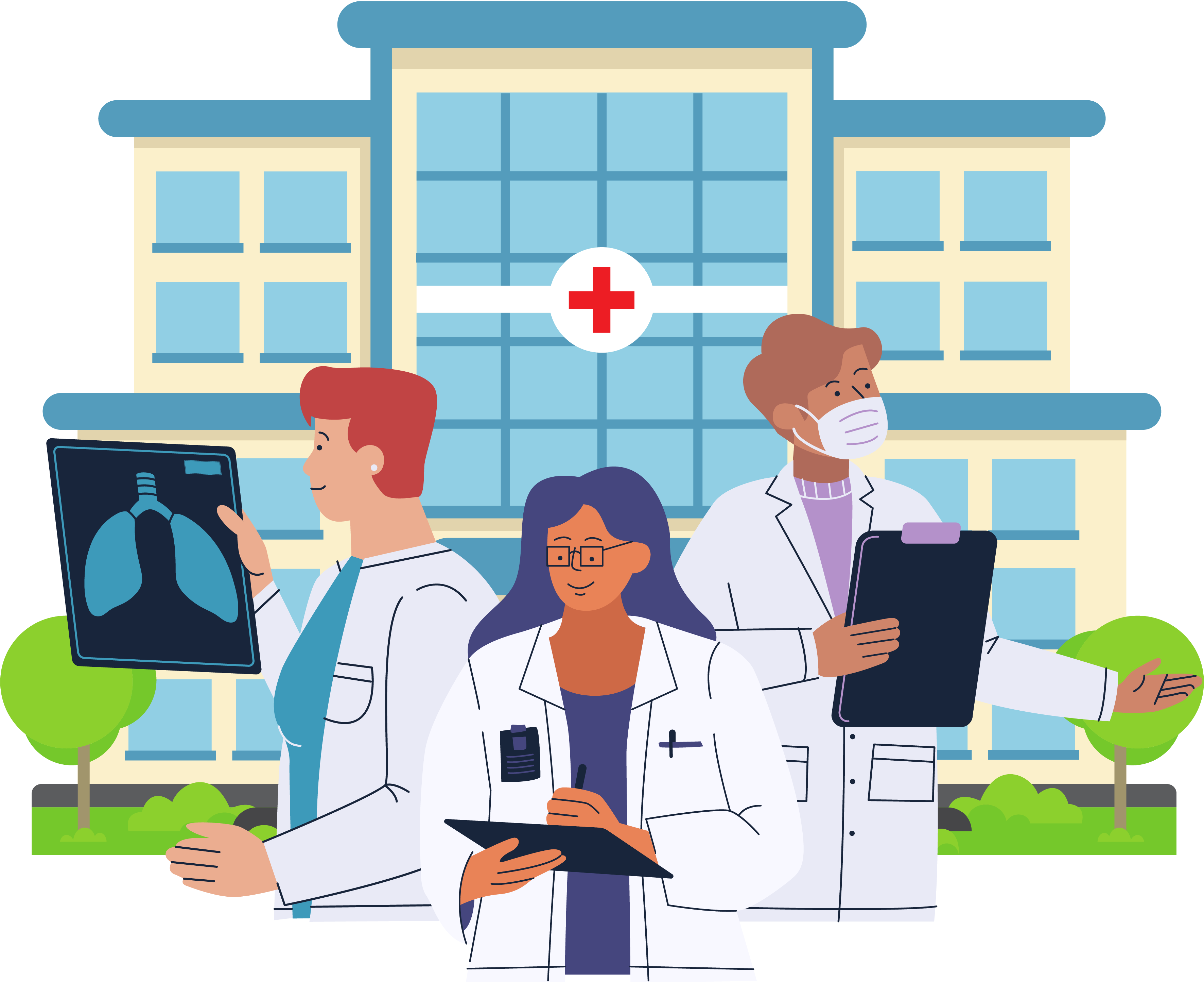 hospital graphic