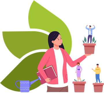 META RISE - employee support graphic