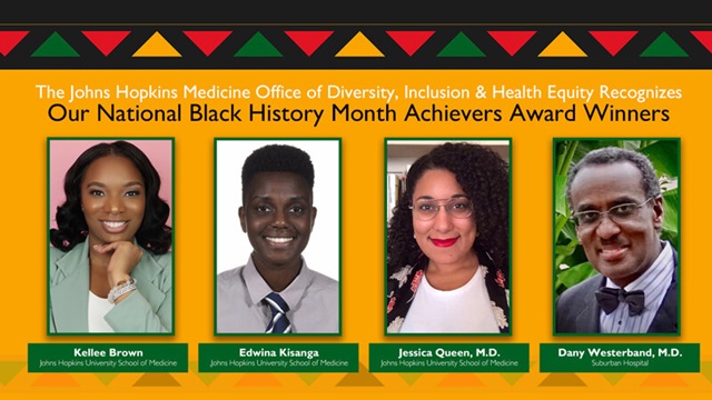 2021 Black History Month Achievers Award Winners