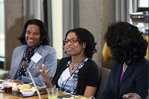 Staff during a Diversity Council meeting.