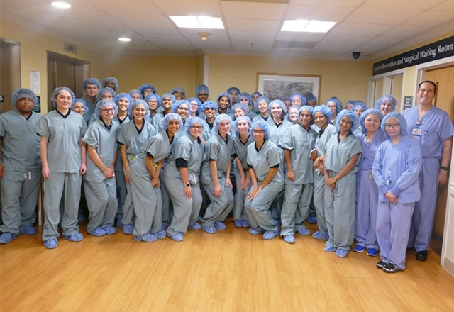 The Spring 2019 class of Medical Explorers