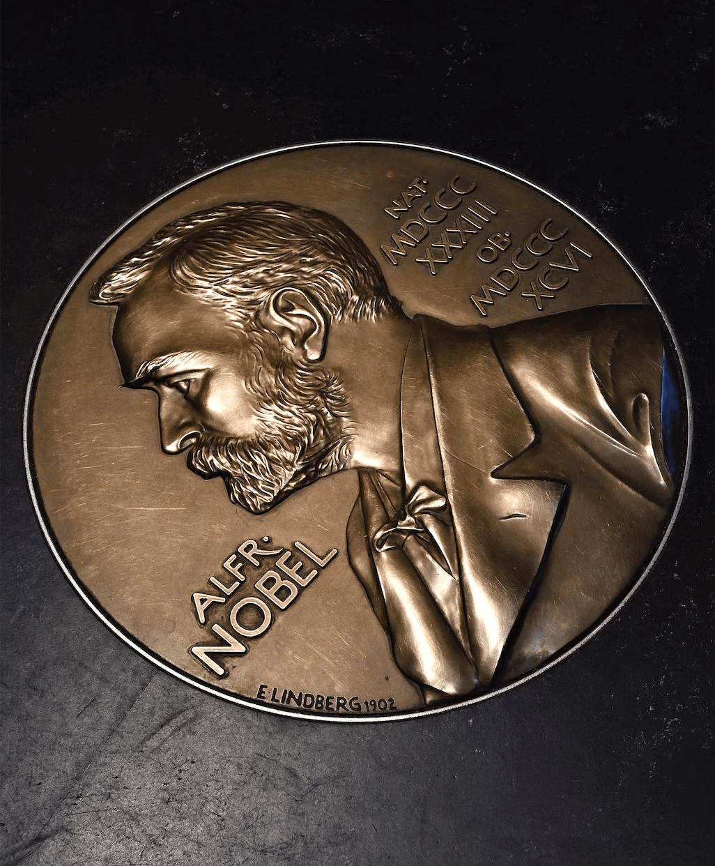 the Nobel Prize emblem