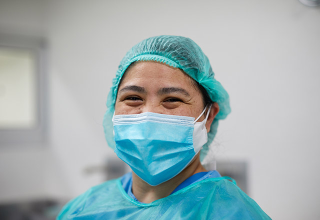 smiling nurse