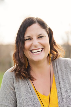 woman laughing