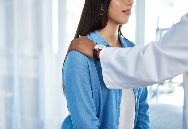 a doctor and patient