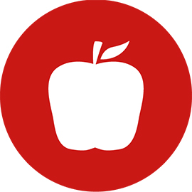 icon of apple