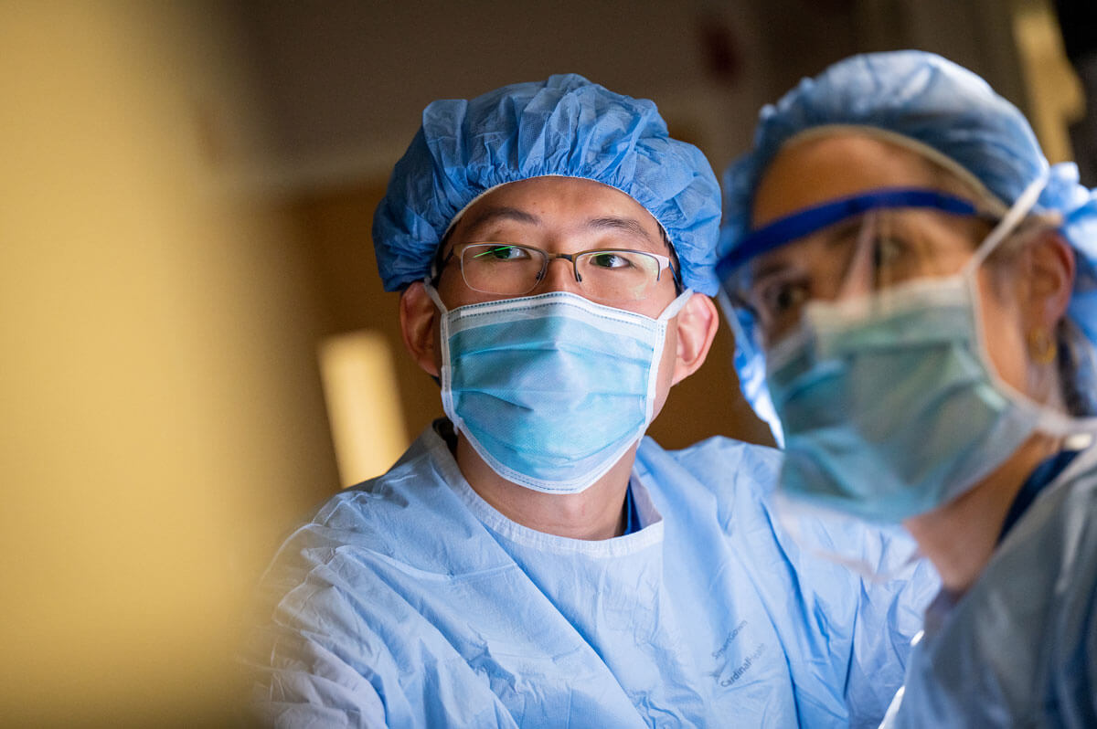 Johns Hopkins surgeons for the department of minimally invasive gynecologic surgery