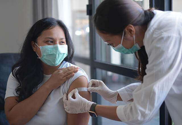 A patient has blood drawn
