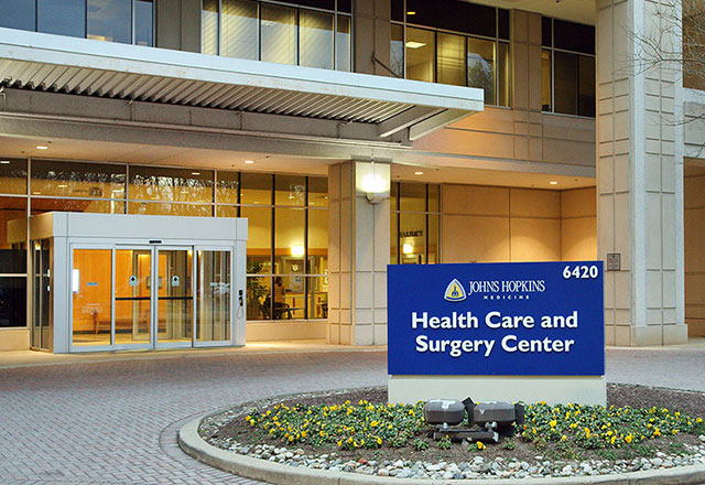 adult congenital heart disease achd - image of The Johns Hopkins Health Care and Surgery Center in Bethesda exterior