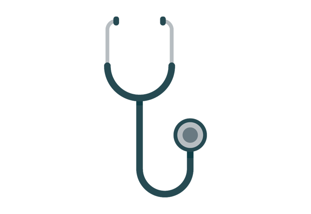 cardiac computed tomagraphy ct - illustration of stethoscope