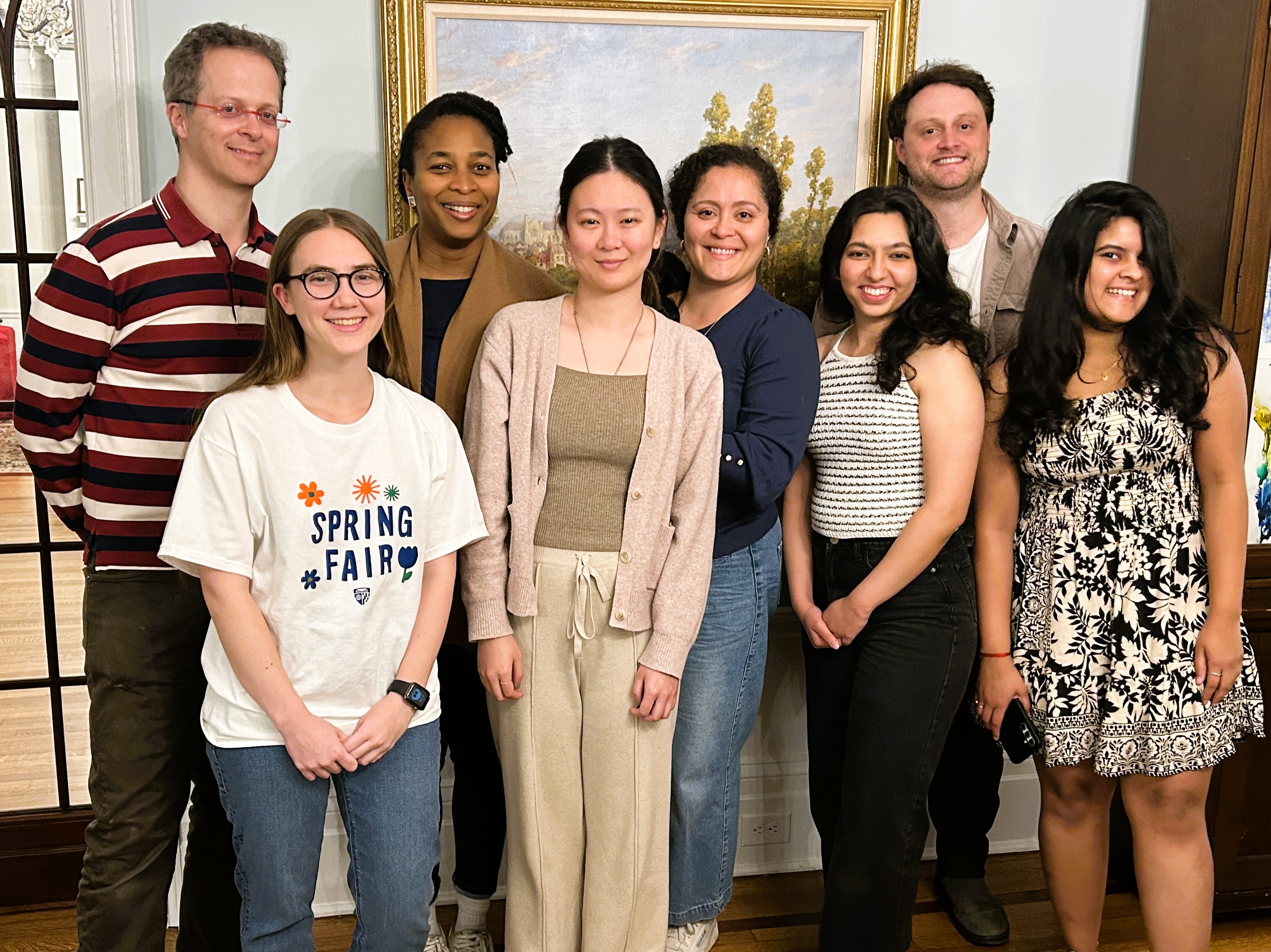 a group photo of the Adamo lab team