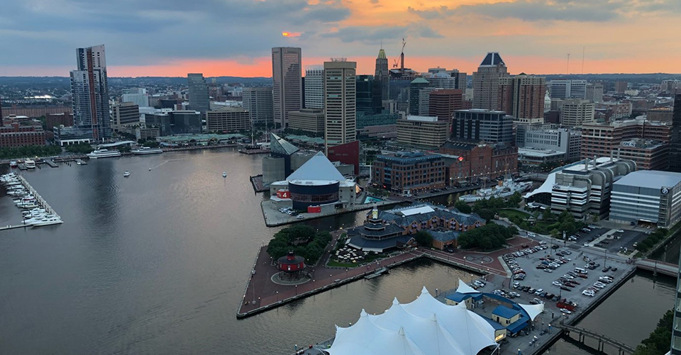 cardiology fellowship - view of inner harbor skyline