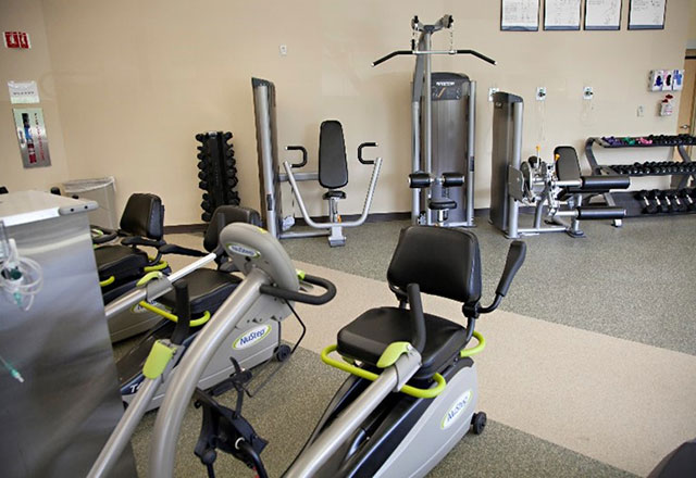 exercise equipment in our facility
