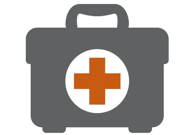 medical symbol briefcase - pediatric cardiology