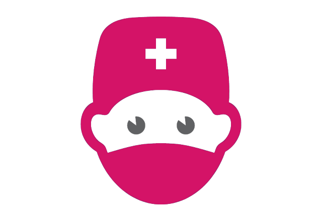 pediatric anesthesiology - doctor wearing mask icon