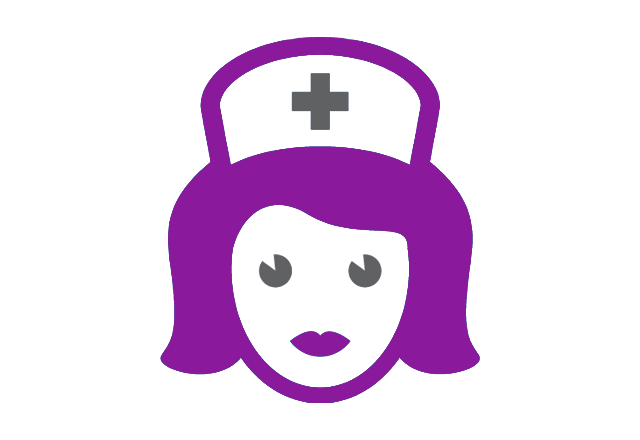 pediatric cardiac care - nurse icon