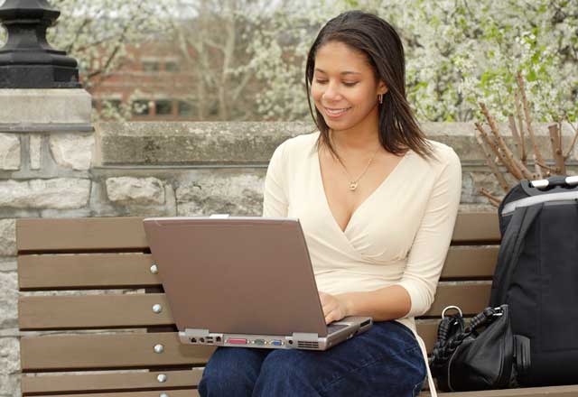 Woman on Laptop