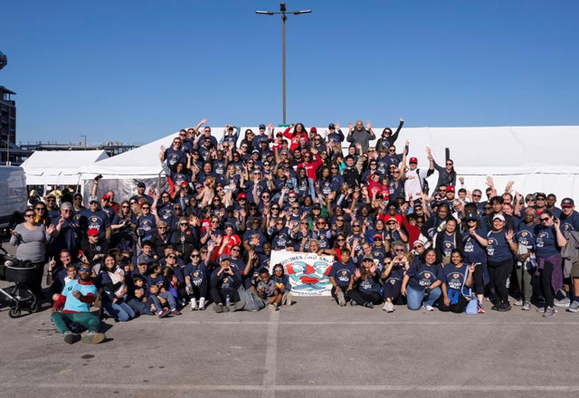 Large Heart Walk group photo