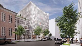 Northeast view of the Henrietta Lacks building