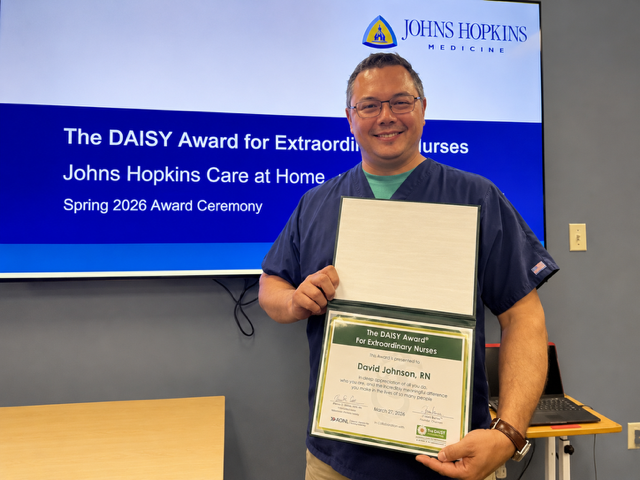 Daisy award winner David Johnson