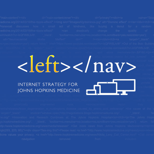 Left nav blog logo