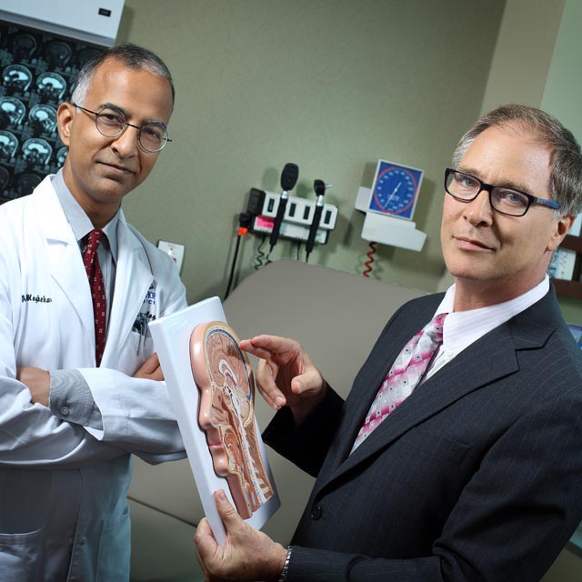 Abhay Moghekar, left, and Mark Luciano