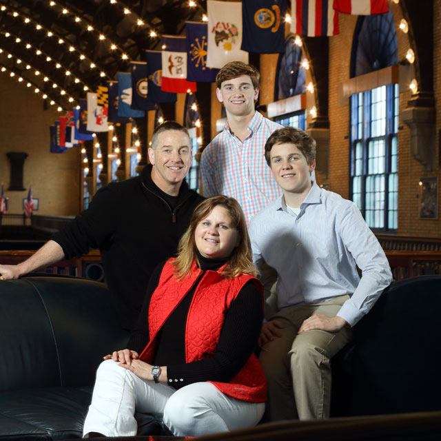 Mary Robertson and her family